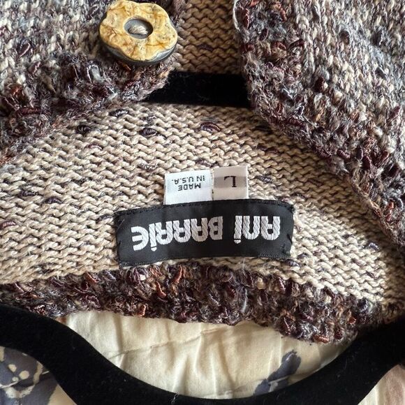 Ani Barrie long sleeved knit cardigan size large - Picture 3 of 4